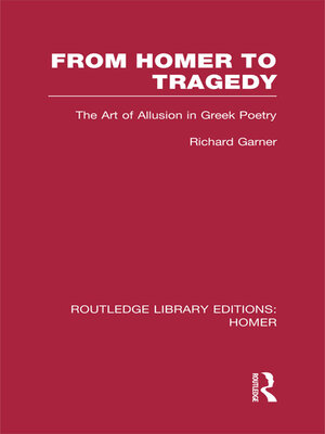 cover image of From Homer to Tragedy